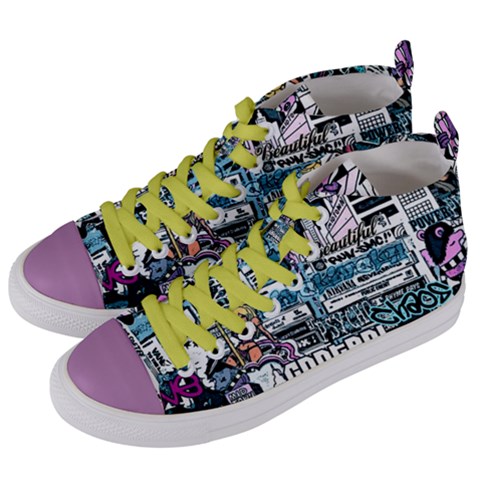 Women s Mid-Top Canvas Sneakers 