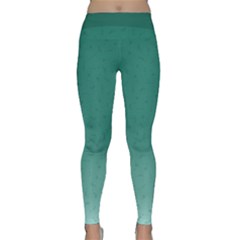 Teal Ombre Yoga Leggings - Classic Yoga Leggings