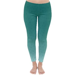 Teal Ombre Mythical Silkens Winter Leggings - Classic Winter Leggings