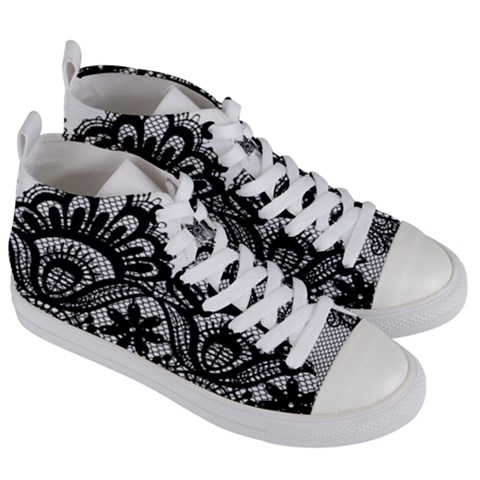 Women s Mid-Top Canvas Sneakers 