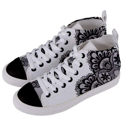 Women s Mid-Top Canvas Sneakers 