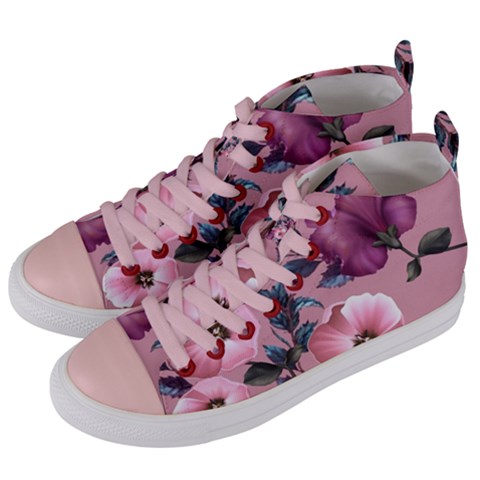 Women s Mid-Top Canvas Sneakers 