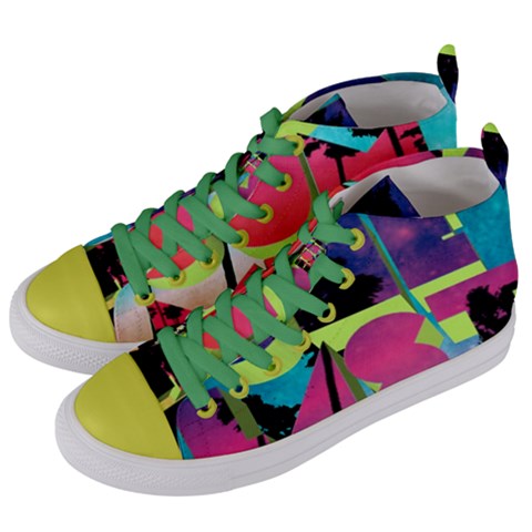 Women s Mid-Top Canvas Sneakers 