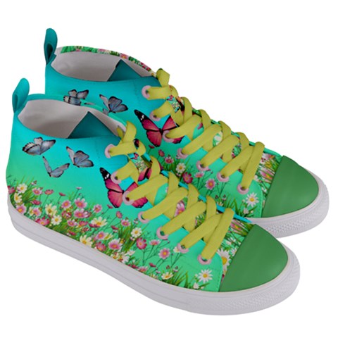 Women s Mid-Top Canvas Sneakers 