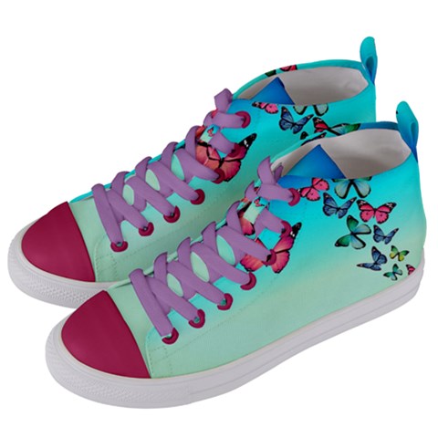 Women s Mid-Top Canvas Sneakers 