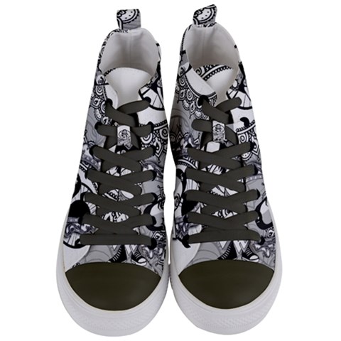 Women s Mid-Top Canvas Sneakers 