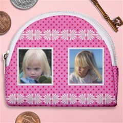 Pink Princess Horsehoe Canvas Pouch