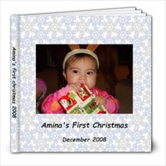 amina s first christmas - 8x8 Photo Book (30 pages)