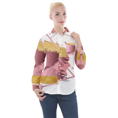 Women s Long Sleeve Pocket Shirt 