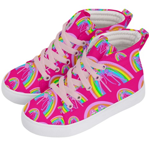 Kids  Hi-Top Skate Sneakers 