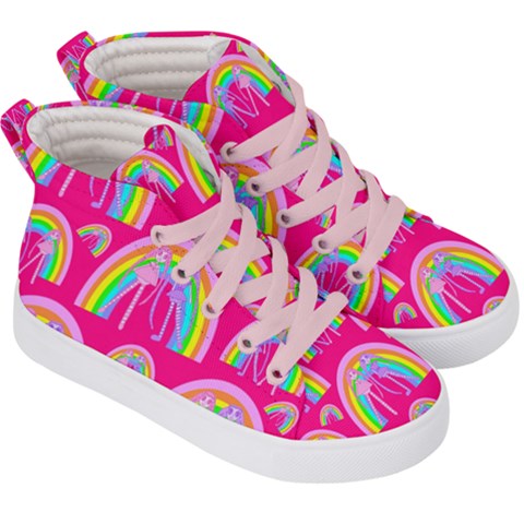 Kids  Hi-Top Skate Sneakers 