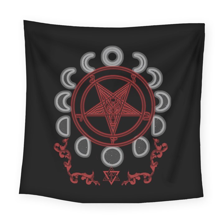 devilsh cycle Square Tapestry (Large)