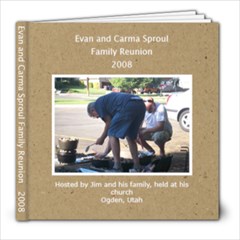 Evan and Carma Family Reunion  2008-3 - 8x8 Photo Book (20 pages)