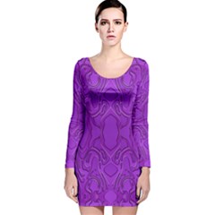 Baylien Plasma Purple Velvet Dress by Bayarea51