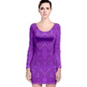 Baylien Plasma Purple Velvet Dress View1