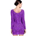 Baylien Plasma Purple Velvet Dress View2