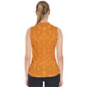 Baylien Plasma Orange Magma Mock Neck Shell Top View2