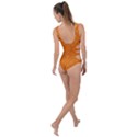 Baylien Plasma Orange Side Cut Out Swimsuit View2