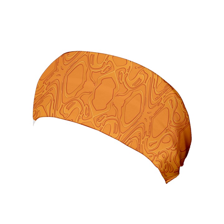 Baylien Plasma Orange Magma Yoga Headband