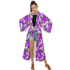 Hippyverse Purple Kimono by Bayarea51