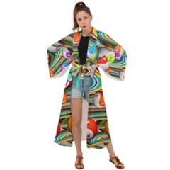 Baylien Ying Yang Maxi Kimono by Bayarea51