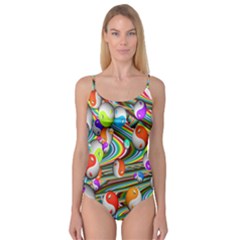 Hippyverse 3-d Rainbow Alien Ying Yang Bodysuit by Bayarea51