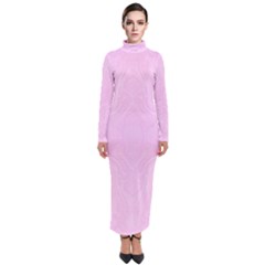 Baylien Princess Pink Turtleneck Maxi Dress by Bayarea51