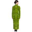 Baylien Plasma Green Turtleneck Maxi Dress View2