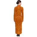 Baylien Princess Orange Magma Turtleneck Maxi Dress View2