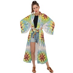 Cypto-dye Maxi Kimono by Bayarea51