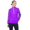 Purple Baylien Half Zip Windbreaker  View1