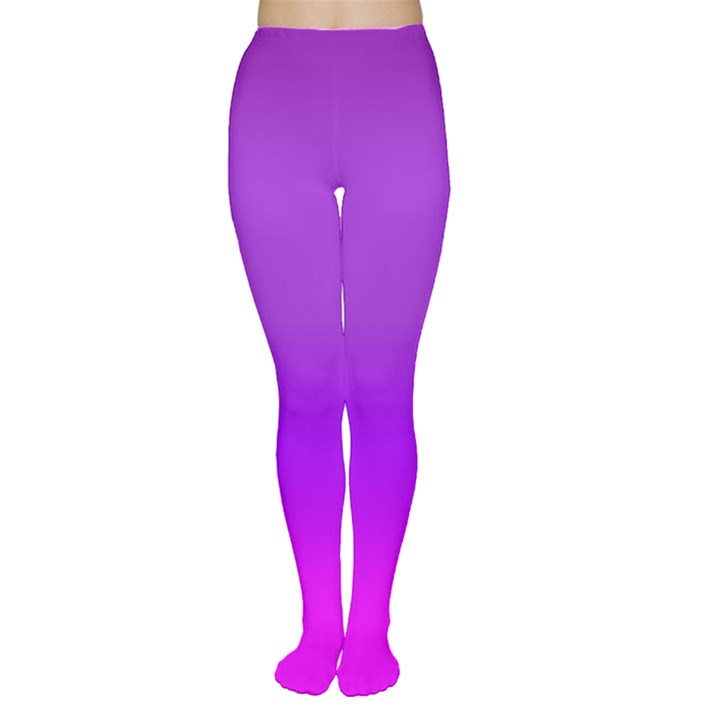 Purple Magenta Ombre Tights