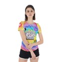 Haters Need To Height Rainbow Cyborg Cut Tee View2