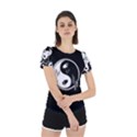 Hippyverse Alien Ying Yang Cyborg Cut Tee View2