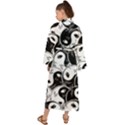 Hippyverse Alien Ying Yang Maxi Kimono View2