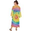 Hippyverse Rainbow Cypto-Dye Maxi Kimono View2