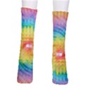 Hippyverse Rainbow Cypto-dye Crew Socks View2