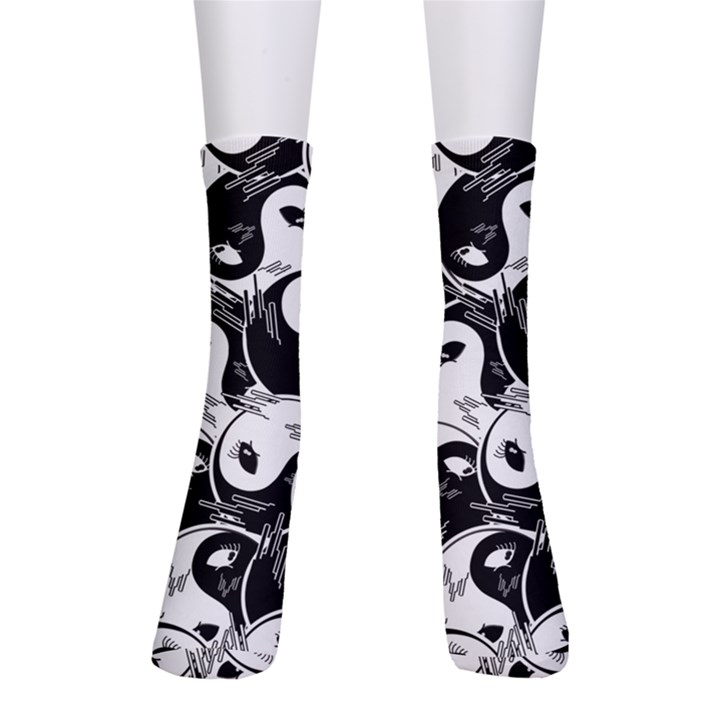 Hippyverse Alien Ying Yang Crew Socks