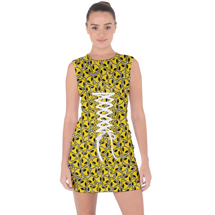 Hippyverse Alien Happyface Sneaker Dress