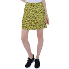 Hippyverse Alien Happyface Tennis Skirt by Bayarea51