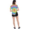 Hippyverse Asymmetrical Short Sleeve Sports Tee View4