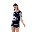 Hippyverse Alien Ying Yang Asymmetrical Short Sleeve Sports Tee View2