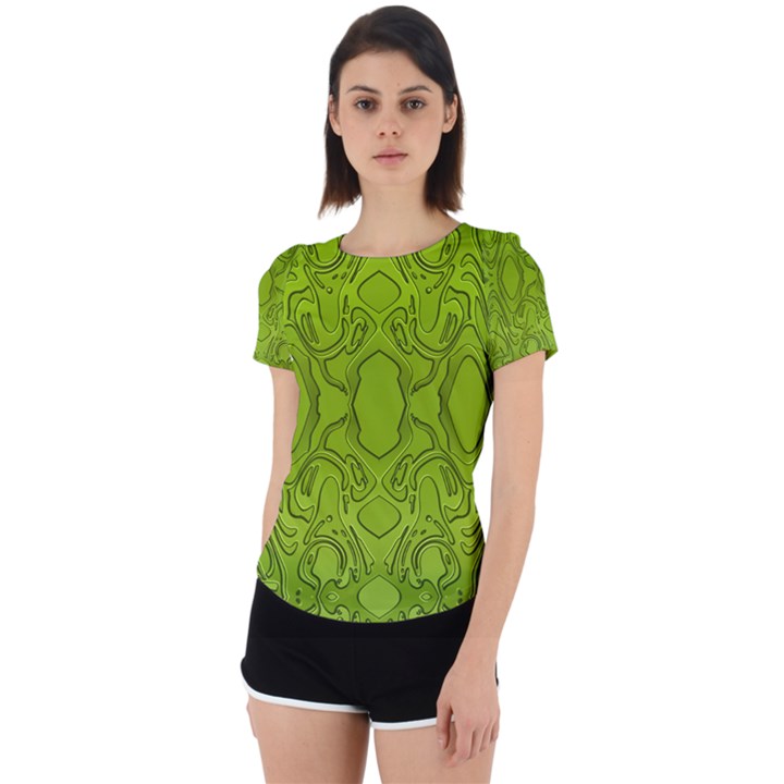 Baylien Plasma Green Cyborg Cut Tee