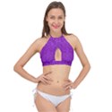 Baylien Plasma Cross Front Halter Bikini Top View1