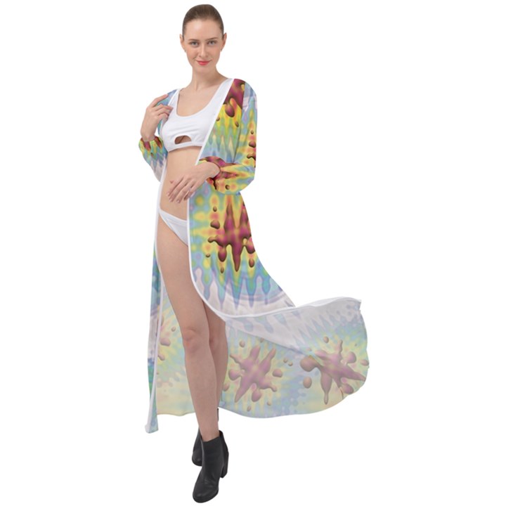 Cypto-dye Chiffon Beach Wrap