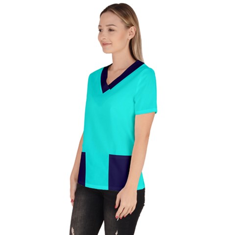 Women s V-Neck Scrub Top 