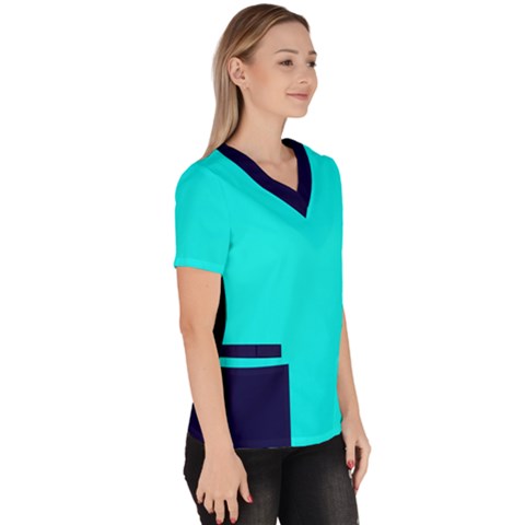 Women s V-Neck Scrub Top 