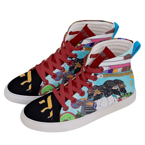 Men s Hi-Top Skate Sneakers 