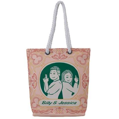 Full Print Rope Handle Tote (Small) 