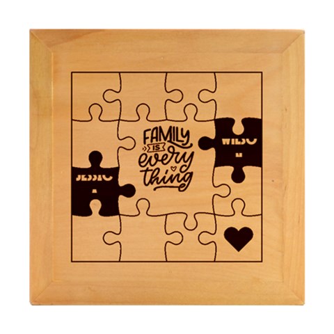 Wood Photo Frame Cube 